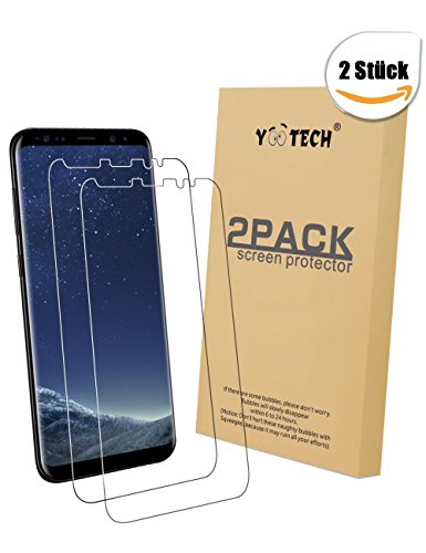Galaxy S8 Plus Schutzfolie [2 Stück][NICHT Panzerglas], Yootech Galaxy S8 Plus Displayschutzfolie Wet Applied Anti-Luftblasen für Samsung Galaxy S8 Plus HD[lebenslange Garantie][Galaxy S8+]