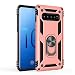 Produktbild Für Samsung Cases & Cover für Samsung Galaxy s10 (6,1 Zoll) Neuer Dual Layer Hybrid Shockproof Protection Case mit 360 Grad Metallringring für drehende Finger (Farbe : Roségold)