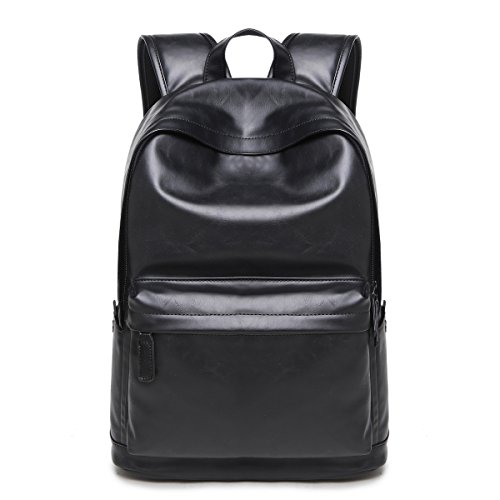 BAOSHA BP-29 Unisex PU Leder Notebook Laptop Rucksack Tasche 15 6 Zoll College Schulrucksack Schultertasche Outdoor Wochenende Reise Rucksack Herren D