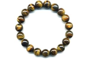 GAOCHENG Bracelet Protection Lithothérapie Minéral Oeil de Tigre Mixte Bijoux en Pierre