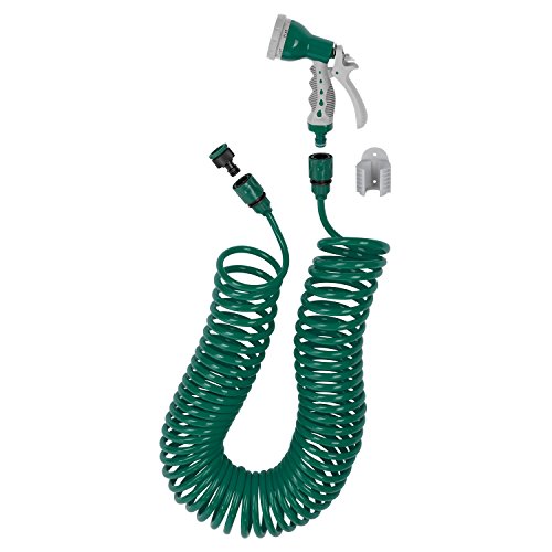 POW63853 Spiralgartenschlauch Länge 15 Meter + Sprühpistole Gartenschlauch Set - 3