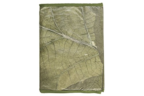 Preisvergleich Produktbild Notizbuch aus Teakblättern (grün) - Accessoires aus Baumblättern: Endlich alltagstauglich