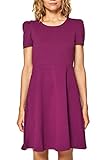 brautjungfer kleid purple  ESPRIT Damen 088EE1E009 Kleid, Violett (Berry Purple 520), Medium
