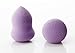 Bottle Gourd Flawless Smooth Makeup Foundation Powder Puff Beauty Sponge ,2Pcs (Purple)