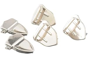 HOUSWEETY 10 Sets Fermoirs Clasps pour Sac a Main Couleur Moins Brillant 4.1x3cm - Design Personnalise - Charme pour la Mode