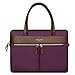 Price comparison product image SHUL Womens Ultrathin Business Laptop Handbag for 15 inch Macbook Ultrabook Briefcase Work Shoulder Bag Purple