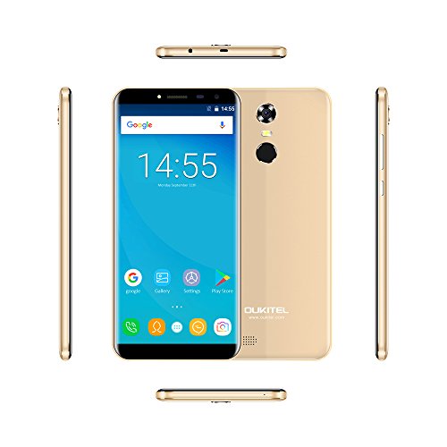 OUKITEL C8 4G Smartphone 18: 9 VerhÃ¤ltnis 5,5 Zoll HD Display, Android 7.0 Quad-Core 2GB RAM+16GB ROM RÃ¼ckfahrkamera 13MP+5MP Dual Kamera, 3000mAh Batterie Touch ID, Band 20 Dual SIM Ohne Vertrag