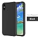Produktbild GAIHU Iphonex Vier-Angle Airbag Bruchsicher Handyschale, 8Plus Matte Kreative Silikonhülle,Black,Iphone8plus/7Plus