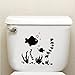 Produktbild Wandaufkleber Fish Aquarium Vinyl Wall Sticker Creative Cartoon Animal Toilet Stickers Home Decor