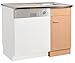 Produktbild Küche-Spülzentrum/ Mehrzweckschrank 100x60 Start Melamin Buche/Buche