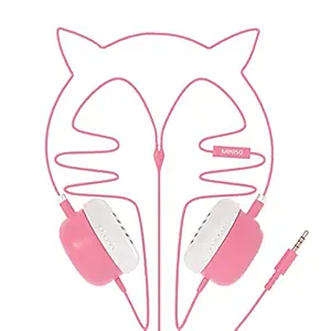 MINISO On Ear Headphone (Pink)
