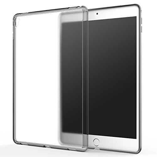 MoKo Hülle für iPad Pro 9.7 - Ultra Slim Flexible TPU Kristall Klar Schale Schutzhülle Crystal Case Cover Durchsichtig für Apple iPad Pro 9.7 Zoll 2016 Modell Tablet, Frost Grau