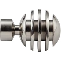 Terminali A Punta Per Bastoni Tende Gardinia - Effetto Acciaio Inox, Ø 19 Mm (2 Pezzi) - Foto 10