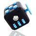Produktbild Premium Fidget Cube mit 6 verschiedenen Funktionen in Geschenkverpackung - Original digitCUBE, unser Anti Stresswürfel gegen Nervosität - Unterhaltsames Gadget in hochwertiger Qualität (Blau)