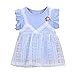 Produktbild JUTOO Neugeborenes Kleinkind Baby Mädchen Rüschen Spitze Blume Prinzessin Tutu Party Dress Clothes (Blau5)