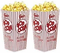 Great Northern Popcorn 100 Movie Theater Popcorn Boxes 32 Ounce Open Top by Great Northern Popcorn Company