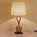 Produktbild Lithx Nostalgische manuelle Hanf Seil Tischlampe Cafe Restaurant Bar Retro Tischleuchte Schlafzimmer Nachttisch Schreibtisch Lampe Universität Dormitory Galerie Internet Cafes Tischlampe (Breite 28cm * Höhe 58cm)