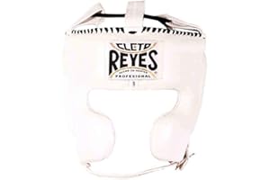 Cleto Reyes Kopfschutz für Boxen, geschlossenes Gesicht, Weiß