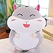 Produktbild TianranRT Plüschtier Für Haustiere/Cute Kawaii Cartoon Plüschhamster Lustige Weiche Stofftiere Geschenkpuppen Für Kinder 25 Cm-Grau