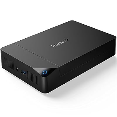 Inateck Boîtier de Disque Dur USB 3.0 vers SATA, Boîtier externe pour HDD et SSD SATA de 2.5”/3.5”, Support UASP et Compatible avec Disques durs de 8 To, Un adaptateur d’alimentation 12V/2A inclus, Pas besoin d‘Outils (FE3002)