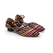 Great Art Rajasthani Jaipuri Jodhpuri Girls Women Multicolor Designer Resham Zari Embroidery Work Heel Sandals RS.326.00