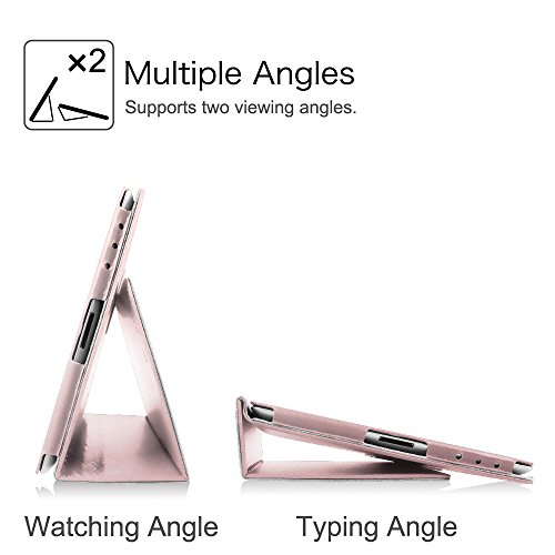 Fintie iPad 2 / 3 / 4 Hülle Case – Folio Slim Fit Kunstleder Schutzhülle Cover Tasche Etui mit Auto Schlaf / Wach Funktion für Apple iPad 2 / iPad 3 / iPad 4, Roségold - 5