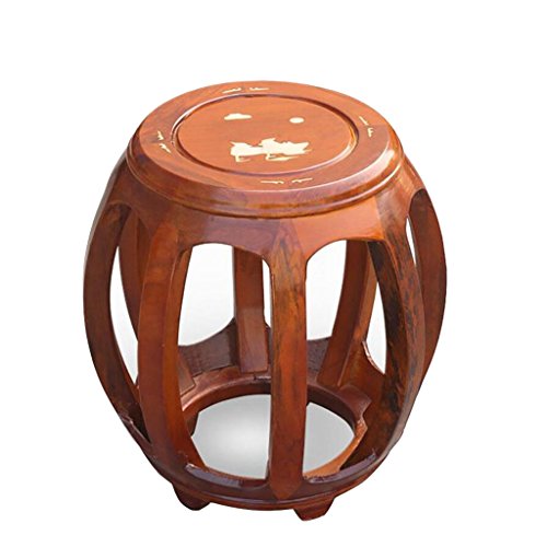 DNEGZI Home Practical Ancient Stools Continental Stools Footstools Convenient Stools Shoes Stools All-in-all stool Bedroom Stools Creative Stools Wood (30 * 43cm)