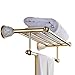 Produktbild ACZZ Baiyun in kupfer handtuchhalter bad artikel platziert regale europäischen stil handtuch hängen handtuchstange gold silber 64 * 16cm,Gold