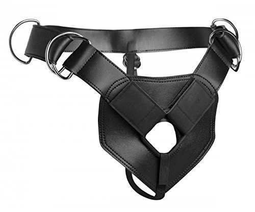 Flaunt-Heavy-Duty-Strap-On-Harness-with-Dildo