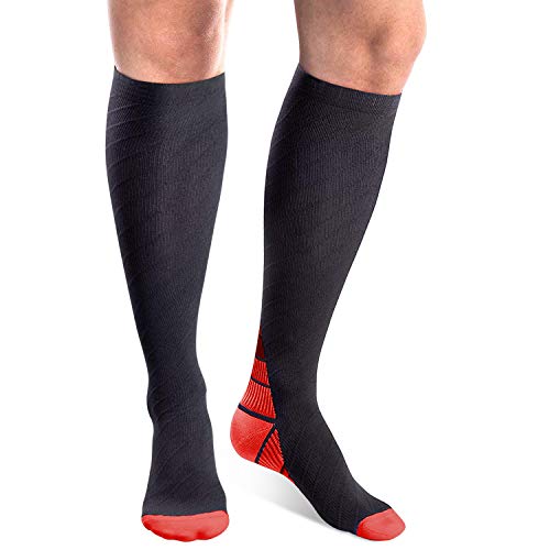 Blackace Compression Socks(20-30mm)-Bas pour Homme et Femme-Sports Sportifs,Courir,Médical,Voyage,Grossesse-Meilleure Circulation Sanguine,Récupération Musculaire