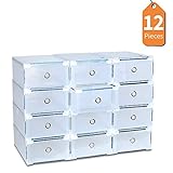 ❤Klar und transparent❤: Die Boxen, klar und transparent, kann sehr intuitiv sein, um die Waren in der Box zu sehen, kann die Artikel gut unterscheiden, schnell die Artikel nehmen.