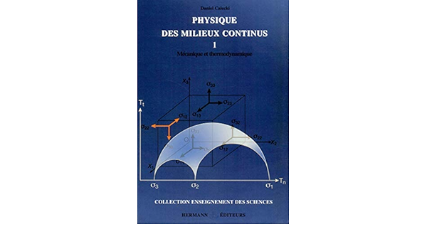 Amazon Fr Physique Des Milieux Continus Tome 1 Mecanique Et Thermodynamique Calecki Daniel Livres