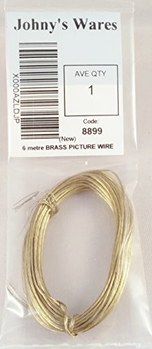 Johny’s Wares Bilderdraht aus Messing, 6m (1 Stück) - 3