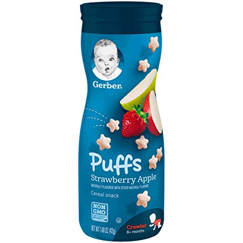 Preisvergleich Produktbild Gerber Graduates Puffs Erdbeer-Apfel-Geschmack 42 g