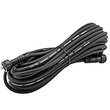 12V Kabel, 2-polig 10m Verlängerungskabel IP44 für LED-Beleuchtung, Pumpen, etc. 12V-Kabel Kerry Electronics