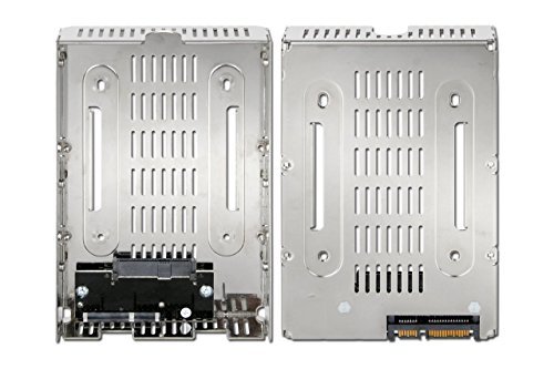 Icy Dock EZConvert Air Lite MB482SP-3B – 2,5 Zoll (6,4cm) zu 3,5 Zoll (8,9cm) SATA SSD/HDD Konverter - 8