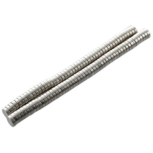 TOOGOO(R) 100er 3x1mm Super Strong Disc Rare Earth Neodym Magnete N35 Handwerk Modellbau - 2