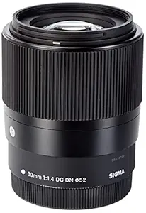 Sigma 30mm f/1.4 DC DN Contemporary Lens for Canon EF-M Mount (302971) Black