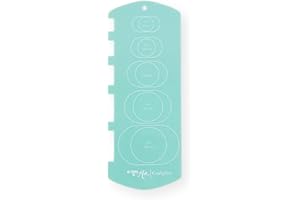 Craftelier - Gabarit de reliure pour projets de reliure à anneaux et spirales | Guide pratique et facile d'utilisation pour les reliures professionnelles | Couleur turquoise – Dimensions : env. 20,5 x