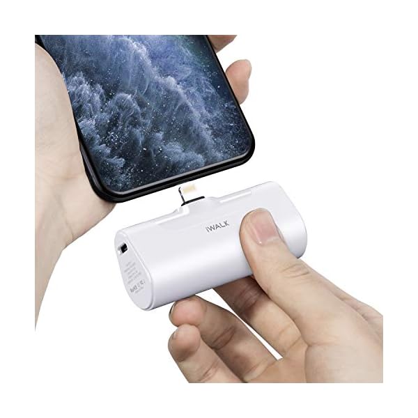 iWALK Mini Cargador Portátil, Banco de Energía Ultra Compacto de 4500 mAh, Batería Externa Pequeña y Linda Compatible…