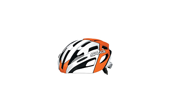 Salice Casco da Ciclismo Spin Arancione/Bianco : Amazon.it: Abbigliamento