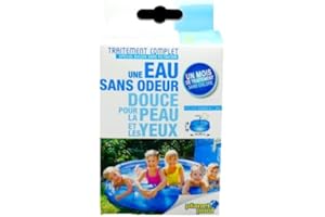 EDENEA - Traitement Complet Piscine Enfant Oxygène Actif (Bassin < 1,2 m3) - Sachets Pré Dosés - Dissolution Immediate - Spécial Piscine sans Filtration - 800 à 1200 litres