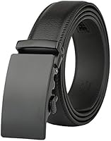 M.R Ceinture pour Homme en Cuir V&eacute;ritable avec Boucle Automatique
