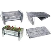 Mizan Metal Pratik Portatif Katlanabilir Bagaj Tipi Kamp ve Piknik Mangalı