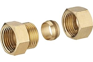 NT NOYON & THIEBAULT Raccord bicone (a Visser) pour Tube Cuivre Ø12 - Femelle 12x17 (3/8) NOYON & THIEBAULT