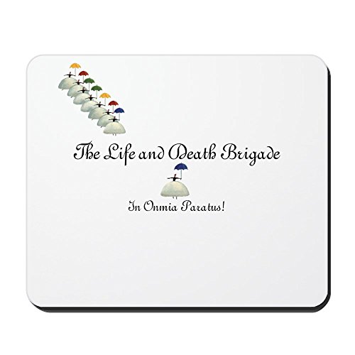 CafePress – Life & Death Brigade – rutschfeste Gummi Mauspad, Gaming Maus Pad