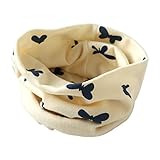 Bufandas de cuello de bebé,RETUROM caliente venta otoño invierno niños niñas Collar bebé algodón O anillo cuello bufandas bufanda (Beige)