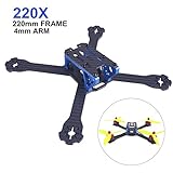 Plenty of space to easily fit your FPV and neatly tuck away all the wires.