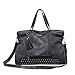 Produktbild DCRYWRX Damen Crossbody Tasche Damen Handtaschen Leder Tasche Largepu Leder Geldbörse Designer Schulranzen Umhängetasche,Black