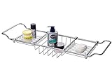 Magionline Bathtub Caddy Trays Solid Brass Chrome Polished